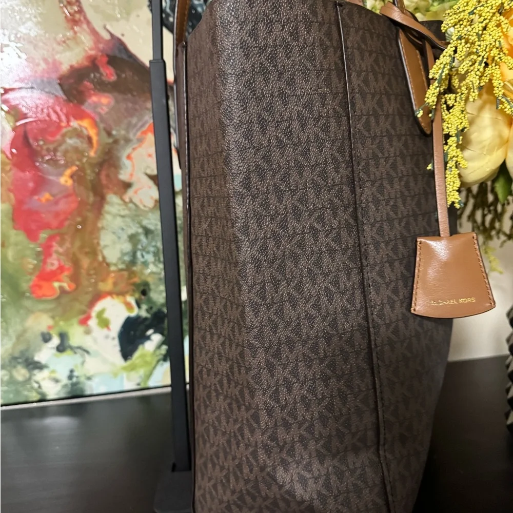 Michael Kors Dark Brown Signature Tote